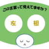 「左袒」覚えていますか？