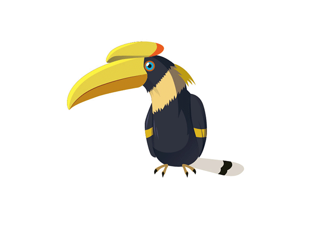 犀鳥の覚え方イメージ