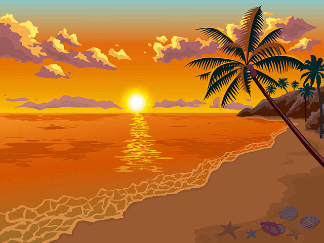 落暉の覚え方イメージ