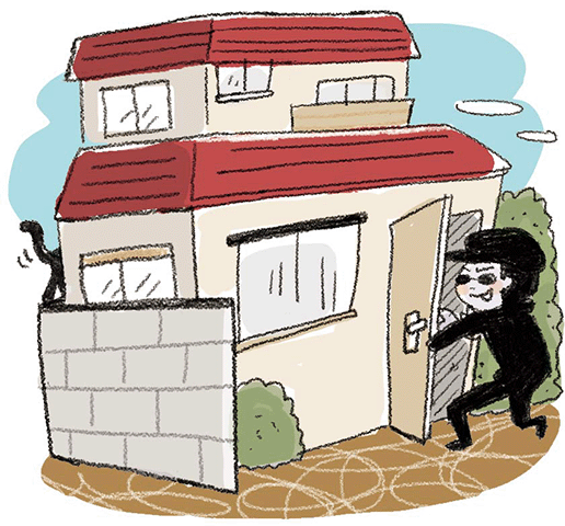 闖入の覚え方イメージ